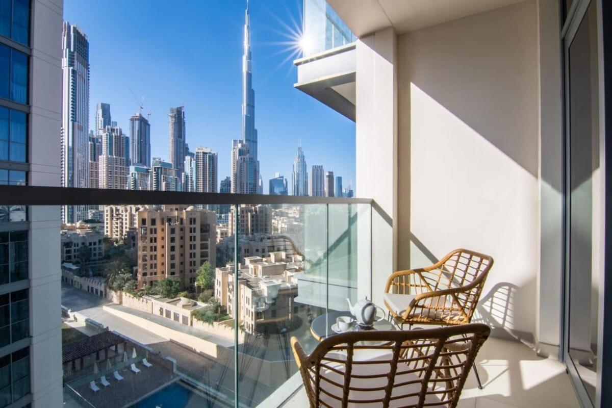 Silkhaus Design 1Bdr With Burj Khalifa View In New Tower Apartment Dubai Exterior photo