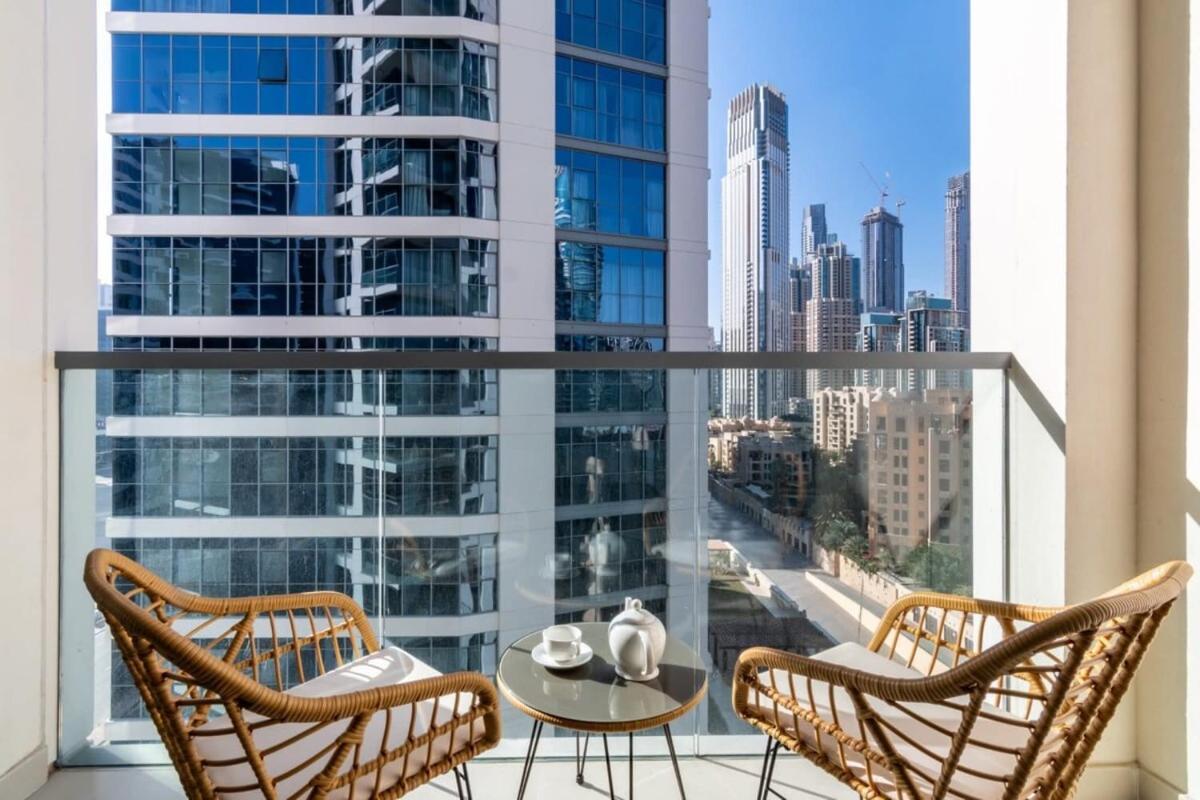 Silkhaus Design 1Bdr With Burj Khalifa View In New Tower Apartment Dubai Exterior photo