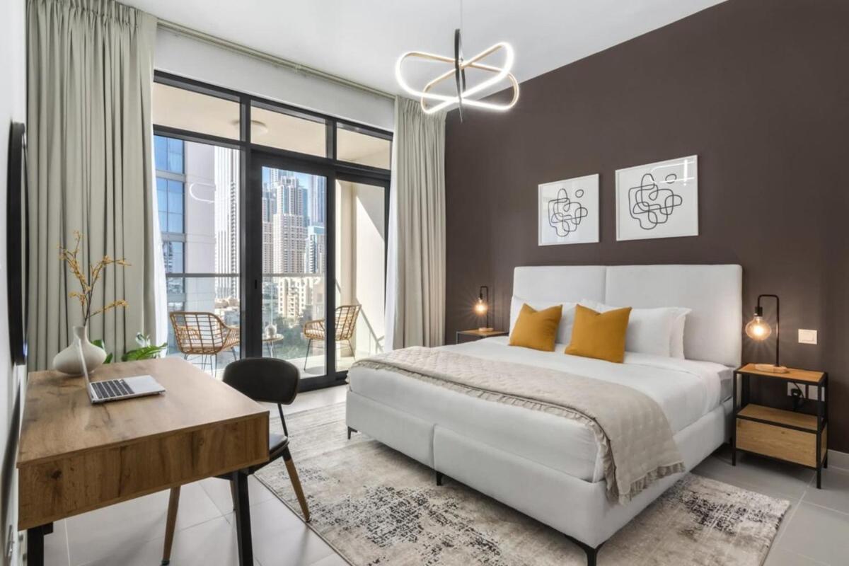 Silkhaus Design 1Bdr With Burj Khalifa View In New Tower Apartment Dubai Exterior photo